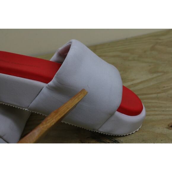 Yohji Yamamoto Adidas Y-3 Slide 9 Bliss Mens Red Off White Platform Sandals main image 3